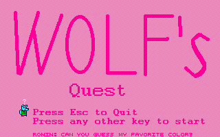 Wolf's Quest