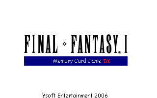 Final Fantasy memory card game DX