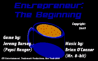 Entrepreneur: The Beginning